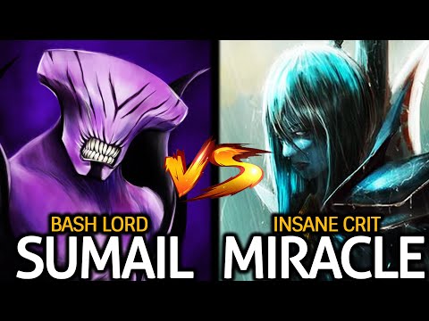 MIRACLE Phantom Assassin VS SUMAIL Faceless Void Top Pro Carry Battle Dota 2