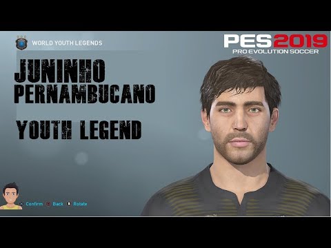 Juninho Pernambucano - PES 2019 - Youth Legend inc ALL Stats & Motions