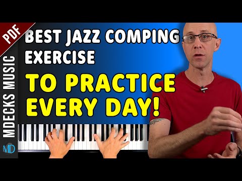 How to Comp on Piano Jazz. Rhythm Exercise