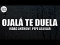 Marc Anthony, Pepe Aguilar - Ojalá Te Duela (Letra)