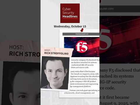 Major cybersecurity firm hacked #f5 #cybersecurity #news