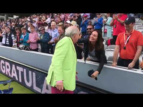 Henry Blofeld - 'Blowers' Lap of Honour at The Oval.