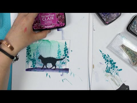 Two cards, Mimsy and The Fairy Pods - A Lavinia Stamps Tutorial