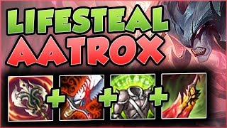 WTF?! NEW AATROX CAN UNLOCK 117% LIFESTEAL?? AATROX SEASON 8 TOP GAMEPLAY! - League of Legends