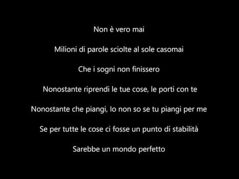 Bianca Atzei e Alex Britti  -  Non è vero mai ( Testo )