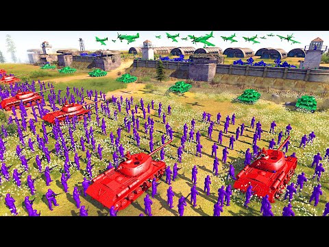 Largest Army Men WALL FORTRESS Siege EVER! - Army Men: Unifying War 9