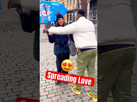 Giving strangers hug ❤️🫂 #shorts