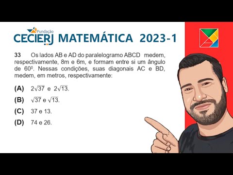 Questão 33 CEDERJ 2023-1 Matemática