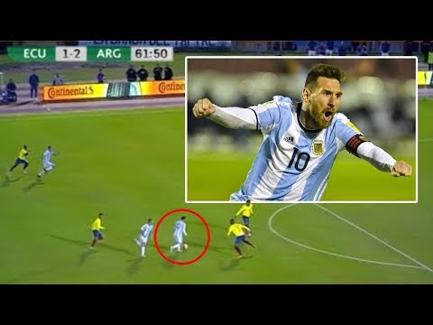 Màn trình diễn SIÊU HẠNG của Lionel Messi vs Ecuador |- Argentina Chính thức tới Nga