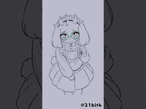 what do you think, kris?❤️ #furry #comicdub #deltarune #ralsei #voiceover