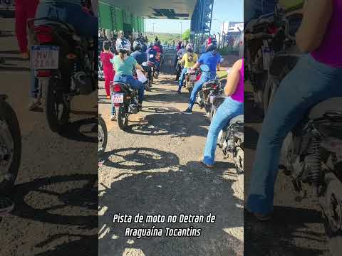 Prova de moto no Detran de Araguaína Tocantins