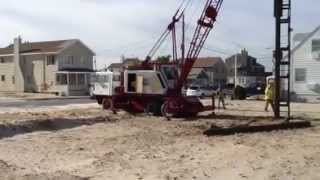 preview picture of video 'Installing Structural Pilings In Seaside Park, New Jersey'
