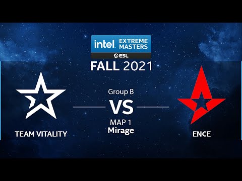 CS:GO - Team Vitality vs. ENCE [Mirage] Map 1 - IEM Fall 2021 - Group B - EU