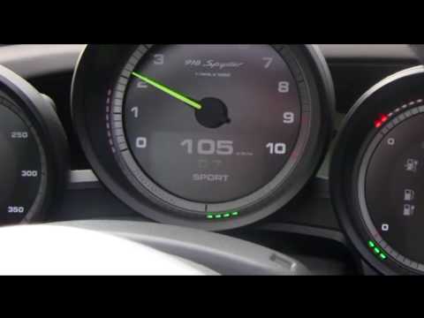 Porsche 918 Spyder. Modelo 2013. Aceleración