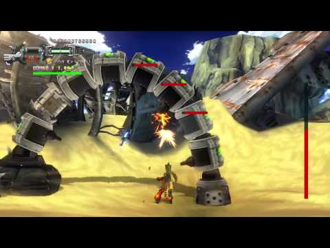 PS3: Hard Corps: Uprising Krystal Rising Mode Gameplay CH.1
