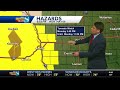 Iowa weather: Strong to severe storms possible late Monday into early Tuesday