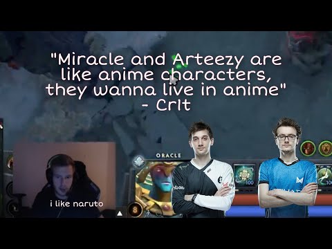 Cr1t : Miracle and Arteezy wanna live in Anime | Cr1t On Naruto, Kuroko no Basket, Anime