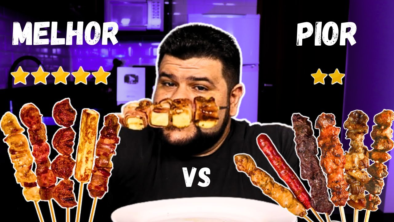 Espetinho Melhor Avaliado vs Espetinho Pior Avaliado