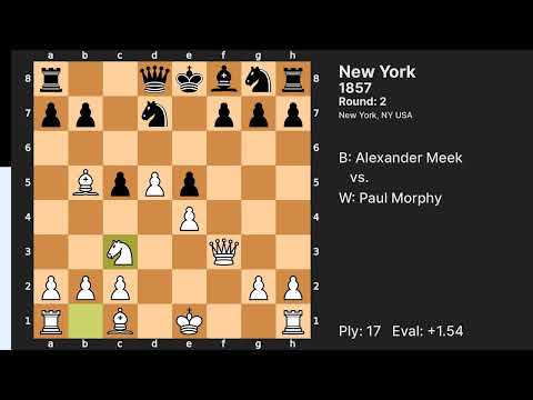 White Castle Slider - Paul Morphy vs Alexander Meek (New York 1857)