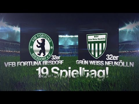 [19.Spieltag/Bezirksliga Ü32] VFB FORTUNA BIESDORF - GRÜN-WEISS NEUKÖLLN