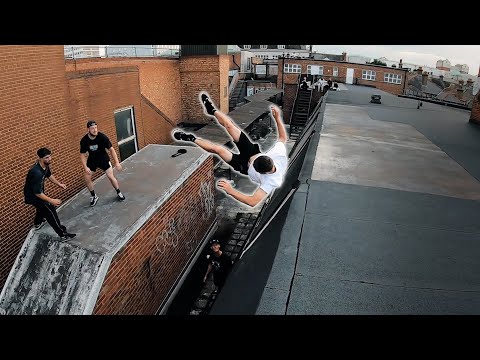 Did he make it?! Parkour Street Challenges 🇬🇧