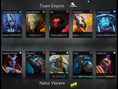 NaVi vs Empire highlights with Xboct Rampage on Sven