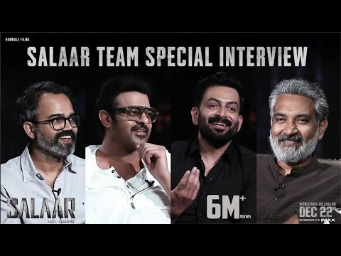 Salaar: SS Rajamouli Engages in an Entertaining and Delightful Interview with Prabhas, Prashanth Neel, and Prithviraj Sukumaran