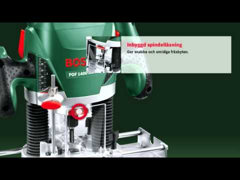 Handöverfräs Bosch Power Tools POF 1400 ACE