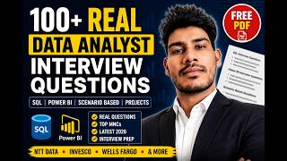 NTT DATA Data Analyst Interview Questions | 100+ Real SQL, Power BI & Scenario-Based Questions