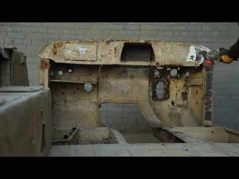 Restoration Old Soviet Gaz 69 Jeep Part 2   Full Frame Working !! 14