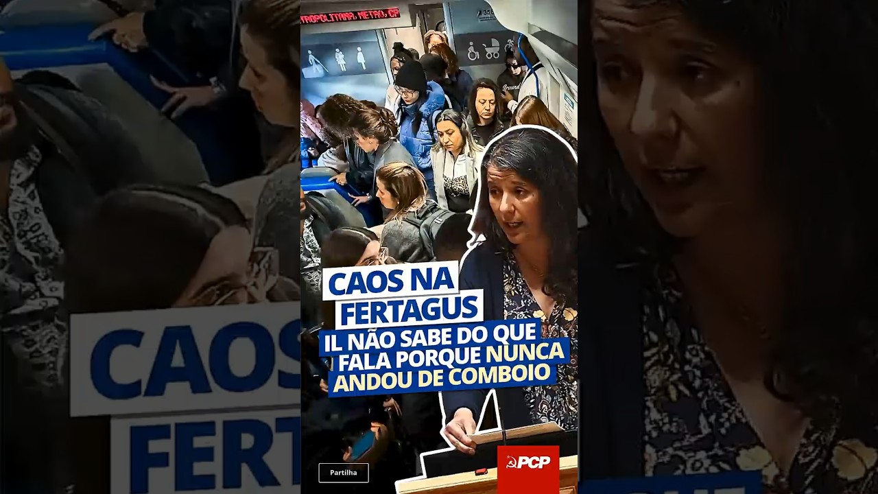🚉🔴Caos na Fertagus: a IL não sabe do que fala até porque nunca andou de comboio