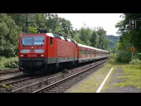 [S-Bahn Rhein-Ruhr] [HD] BR 143 mit x-Wagen auf der S 6 in Kettwig + 2012-SEV-Bonus