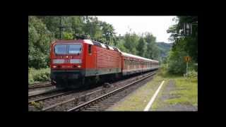 preview picture of video '[S-Bahn Rhein-Ruhr] [HD] BR 143 mit x-Wagen auf der S 6 in Kettwig + 2012-SEV-Bonus'