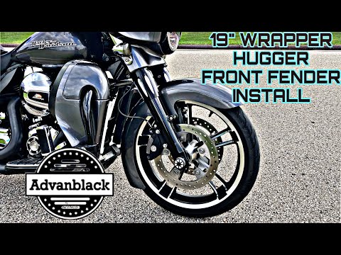 Advanblack 19" Reveal Wrapper Hugger Front Fender Install