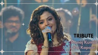 Palak Muchhal Tribute to Manoj Kumar and Raj kapoor song aaj se apna wada raha