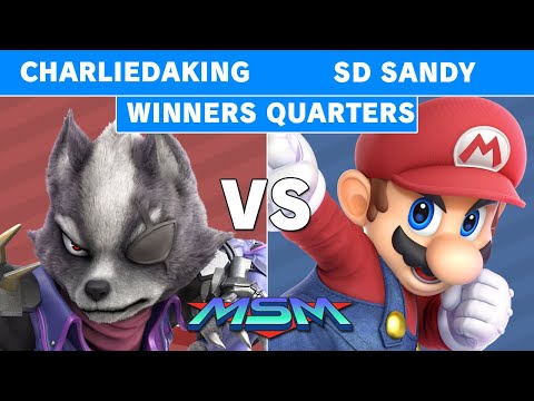 MSM 217 - Charliedaking (Wolf) Vs SD Sandy (Mario) Winners Quarrters - Smash Ultimate
