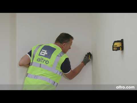 Altro walls installation 03: Setting out