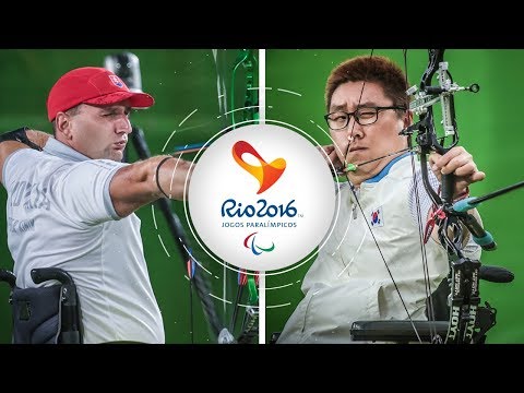 Peter Kinik v Koo Dong Sub – compound W1 men's quarterfinal | Rio 2016 Paralympics