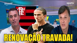 POR QUE FILIPE LUÍS AINDA NÃO RENOVOU O CONTRATO COM O FLAMENGO?