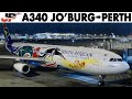 Airbus A340 Indian Ocean Crossing Jo Burg To Perth Full Cockpit Flight