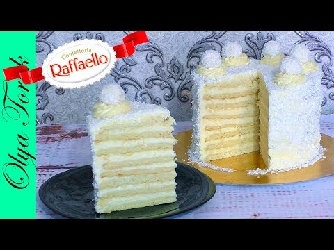 Торт Рафаэлло Простой Рецепт Cake Raffaello /// Olya Tortik Домашний Кондитер