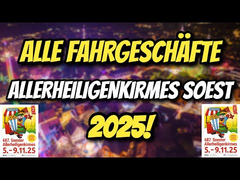 ALL RIDES at the All Saints Fair Soest 2025!