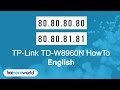 Freenom World TP-Link TD-W8960N HowTo (English) Freenom World TP-Link TD-W8960N HowTo (English)