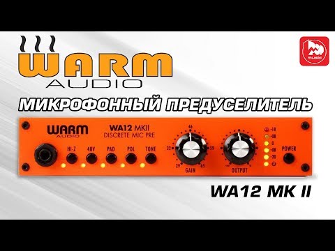 Обзор микрофонного предусилителя Warm Audio WA12 MKII