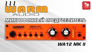 Video thumbnail for Микрофонный предусилитель Warm Audio WA12 MK II by PopMusicRu
