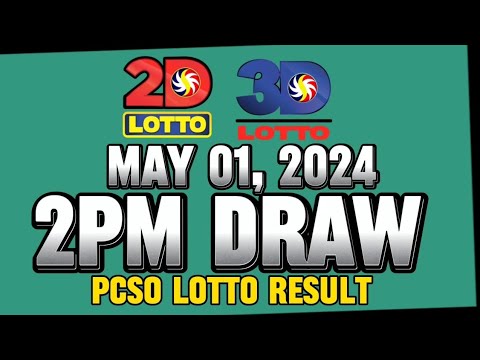 LOTTO 2PM DRAW 2D & 3D RESULT MAY 01, 2024 #lottoresulttoday #pcsolottoresults #stl