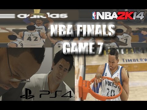 NBA 2K14 my career - NBA Finals Flu Game 7 | 2K Cheating me again