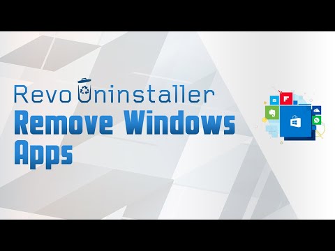 REVO UNINSTALLER PRO REMOVING WINDOWS APPS