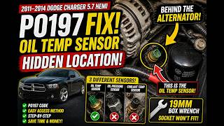 2011 Dodge Charger 5.7 Oil Temperature Sensor Location #mobilemechanic