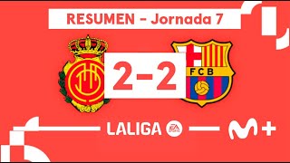 Real Club Deportivo Mallorca 2-2 FC Barcelona | LALIGA EA SPORTS (Jornada 7) - Resumen | Movistar Pl